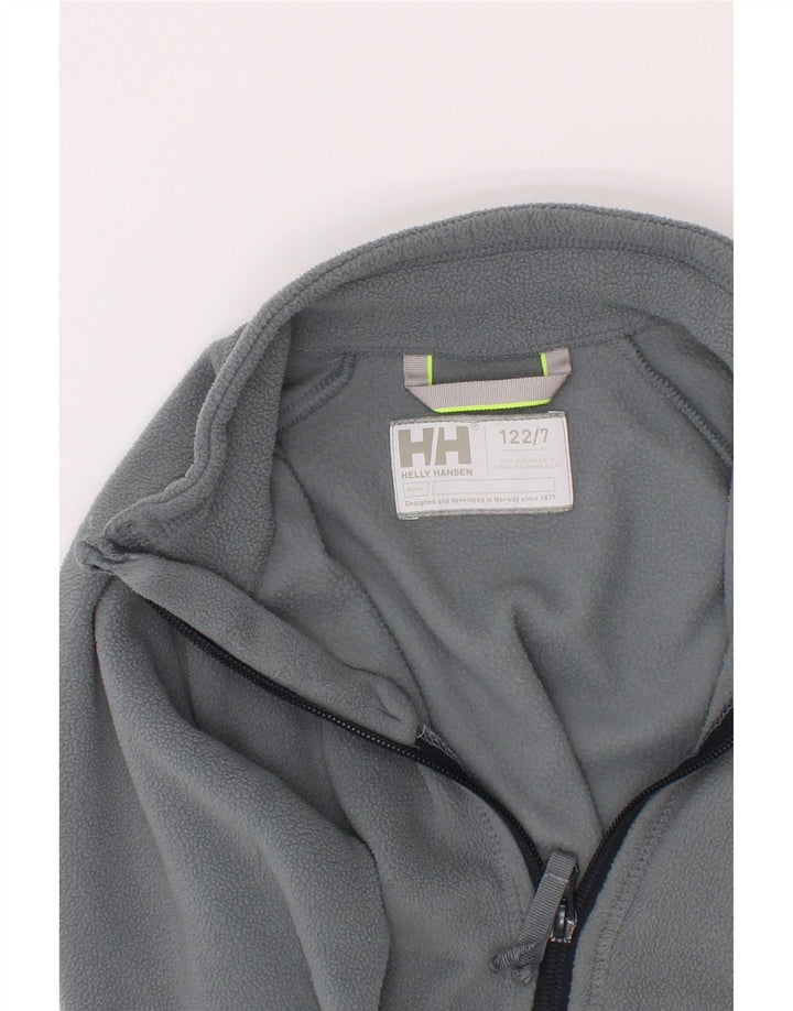Jachetă fleece pentru băieți Helly Hansen 6-7 ani poliester gri