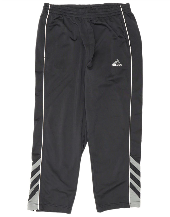 Pantaloni de trening Adidas pentru bărbați Marea Britanie 42/44, mare, gri, poliester color bloc