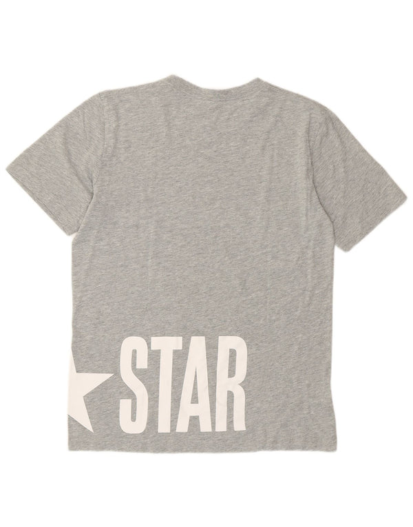 Tricou grafic Converse pentru băieți Top 13-14 ani XL gri