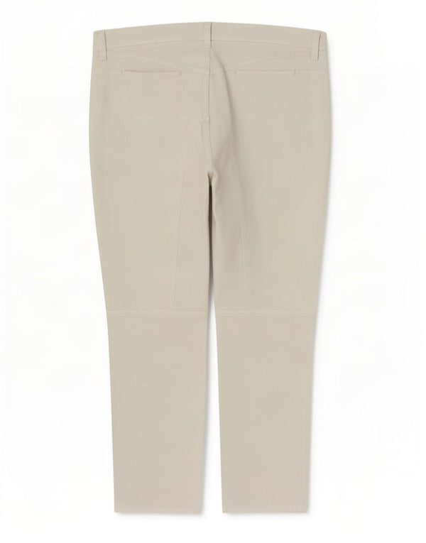 Pantaloni tăiați pentru femei Armani slim UK 18 XL W36 L25 Bumbac alb