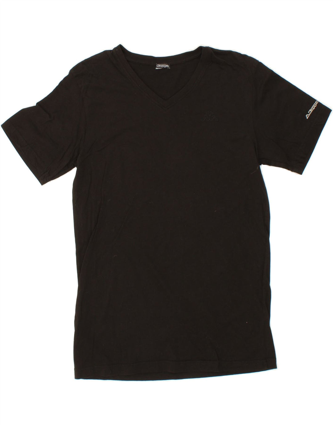 KAPPA Mens T-Shirt Top Small Black Vintage Kappa and Second-Hand Kappa from Messina Hembry 