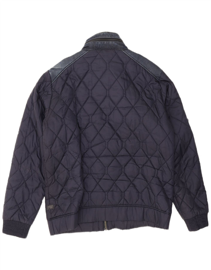 Jachetă matlasată pentru bărbați G-Star UK 42 XL bleumarin poliester