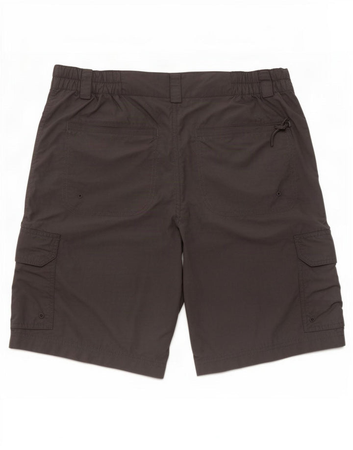 Pantaloni scurți cargo pentru bărbați Mountain Warehouse W36, nailon gri mare