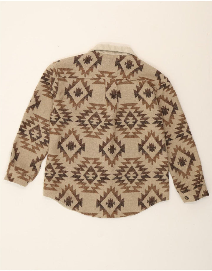 Cămașă de suprafață pentru femei CIDER UK 14 Medium Bej Geometric Poliester Aztec