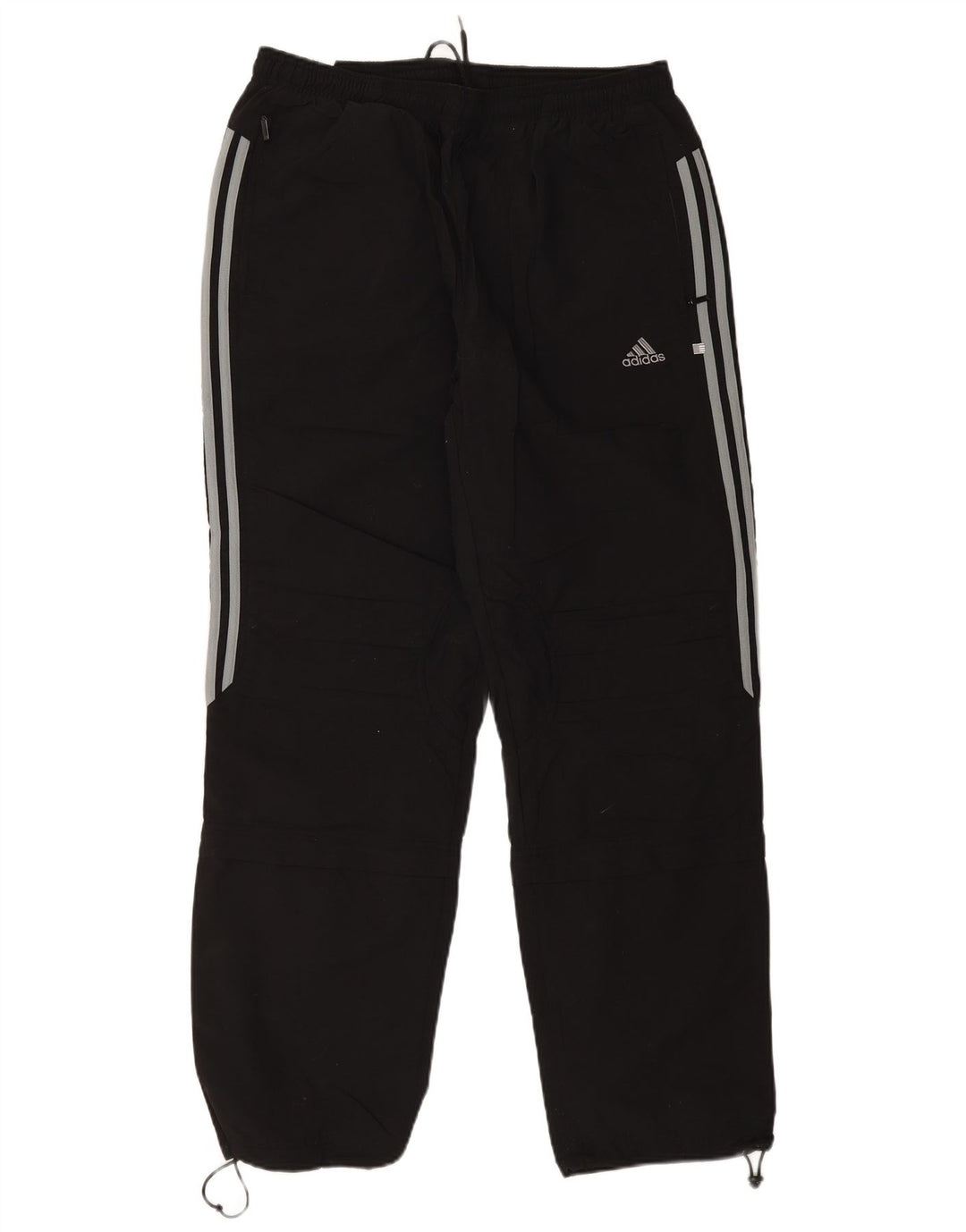 Pantaloni de trening pentru bărbați Adidas Pantaloni de jogging, mari, negru, poliester