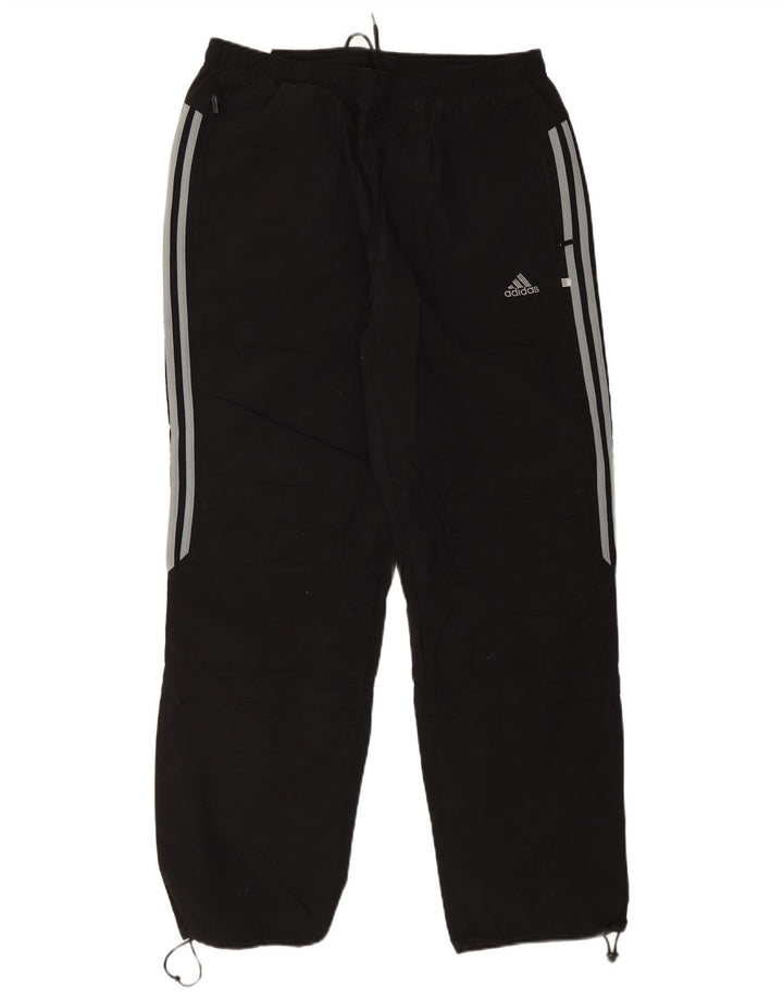 Pantaloni de trening pentru bărbați Adidas Pantaloni de jogging, mari, negru, poliester