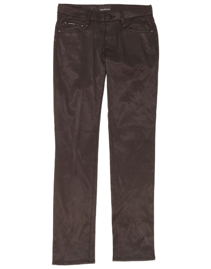 CALVIN KLEIN Pantaloni slim casual pentru femei W29 L34 Poliester negru