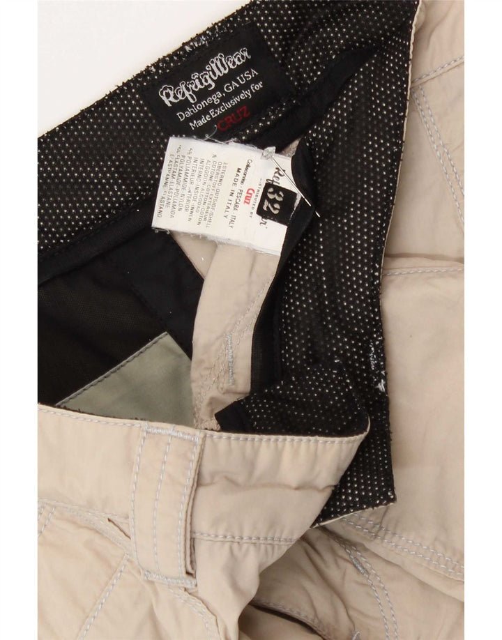 Pantaloni scurți chino pentru bărbați Refrigiwear W32, bumbac mediu bej