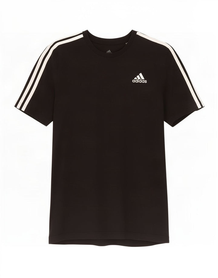 Tricou Bărbați Adidas Top Mediu Negru Bumbac