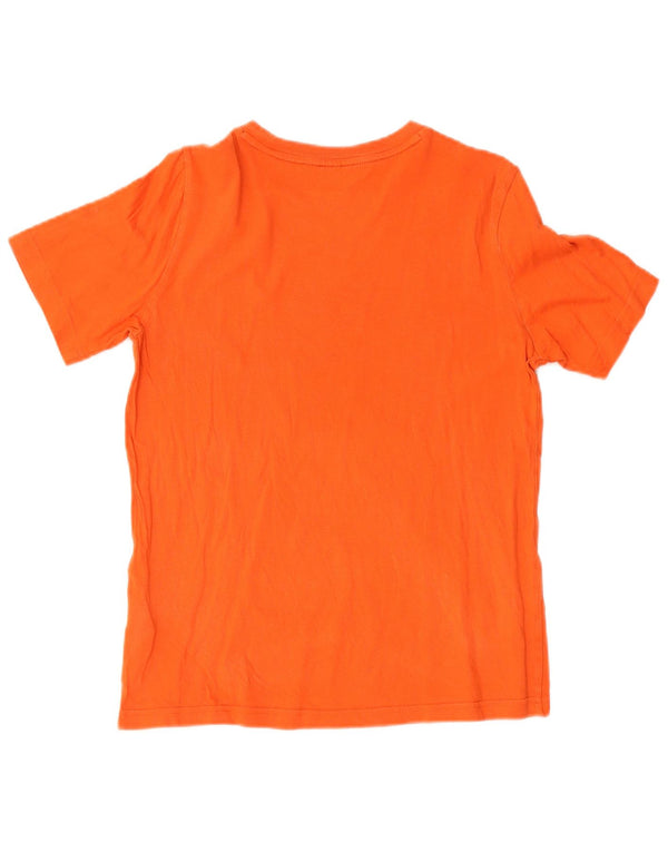 Tricou cu grafică obișnuită pentru băieți Adidas Top 13-14 ani Sport din bumbac portocaliu