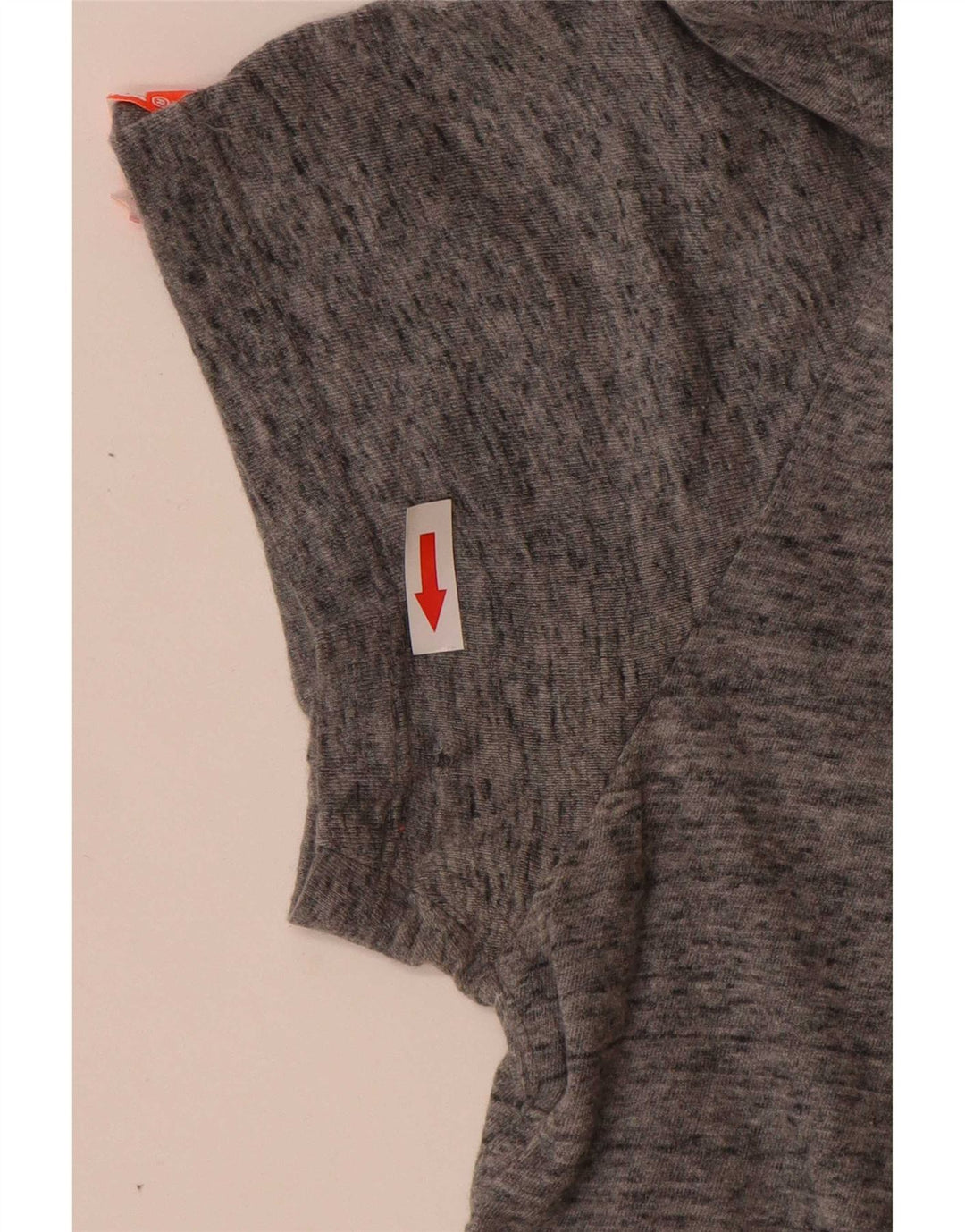 Tricou pentru bărbați Superdry Top din bumbac cu pete gri mediu