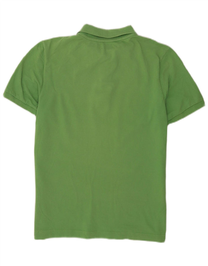 Tricou polo pentru bărbați Kappa, bumbac verde mediu