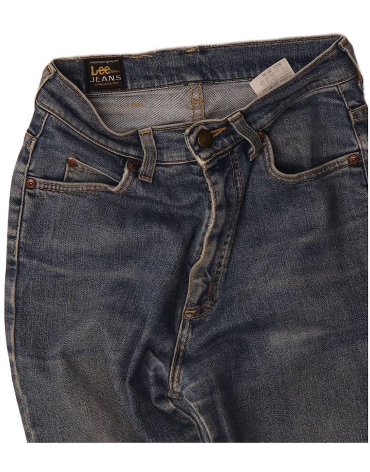 Blugi slim pentru femei Lee W28 L33 albastru