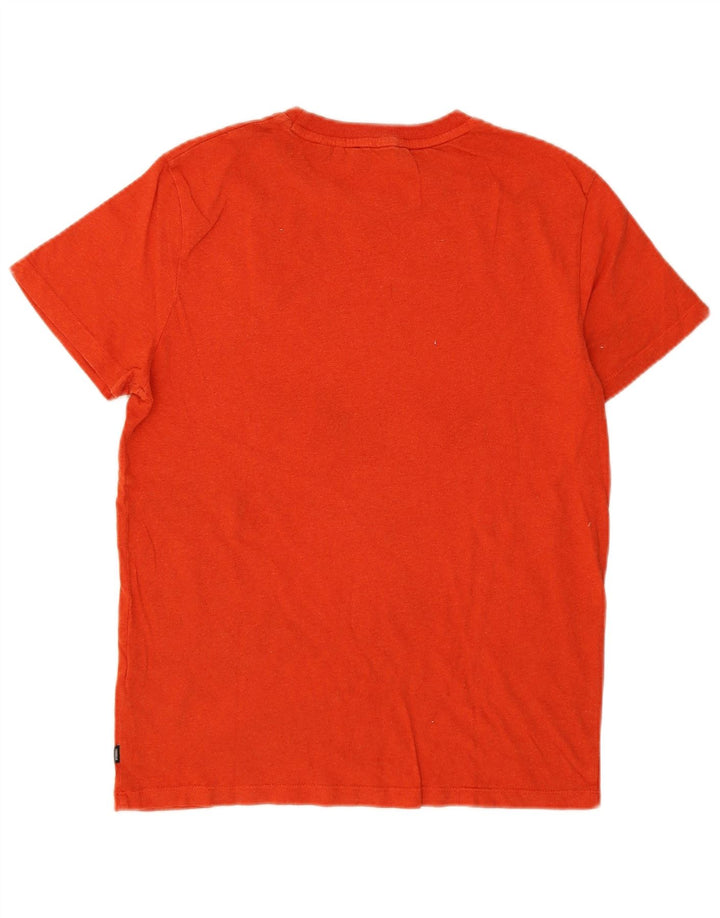 SUPERDRY Mens T-Shirt Top Medium Red Cotton