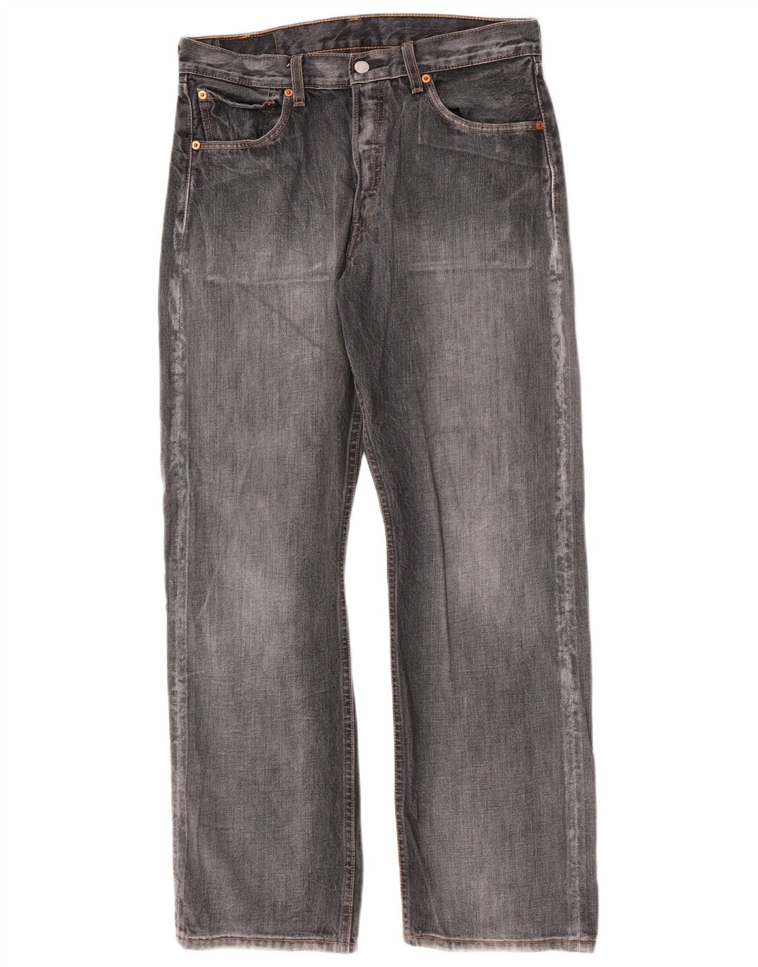 Blugi drepti pentru bărbați Levi's 501 W32 L30 bumbac gri