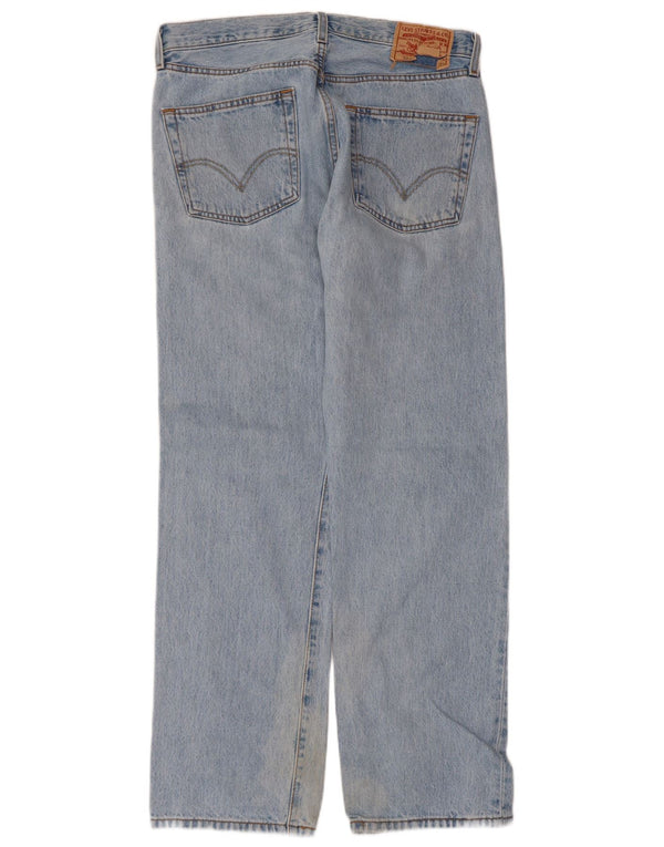 Blugi drepti pentru bărbați Levi's W34 L32 Bumbac albastru