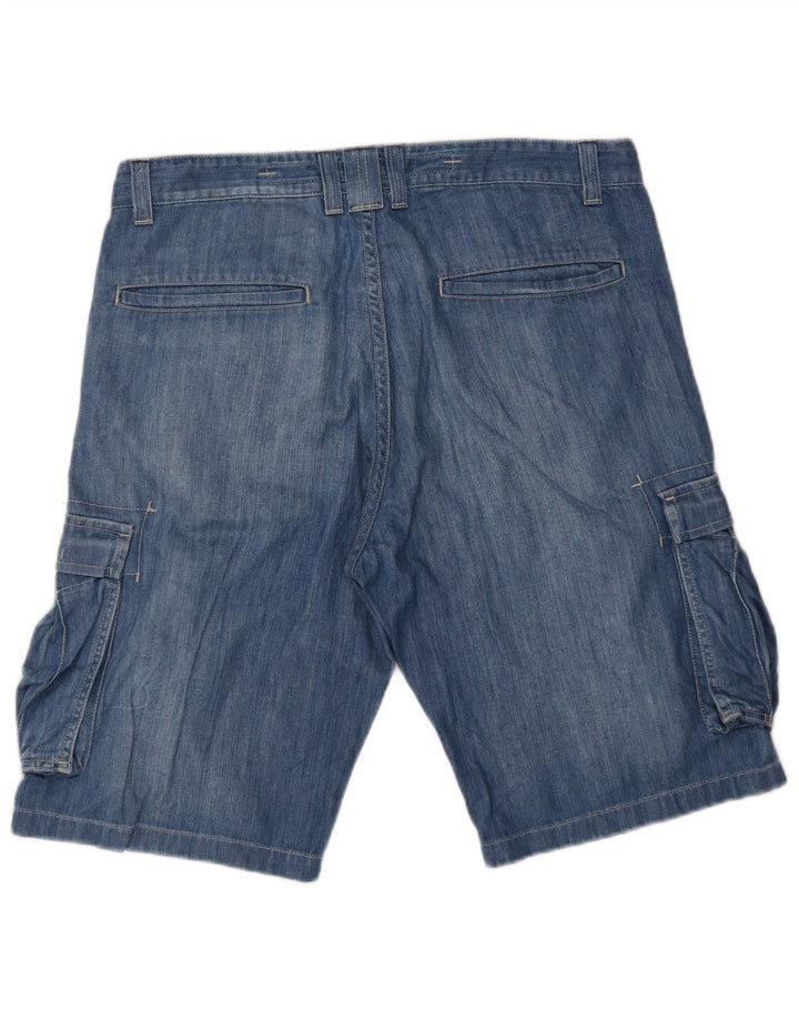 Bermude pentru bărbați Lee Cargo W34 Large Blue Bumbac