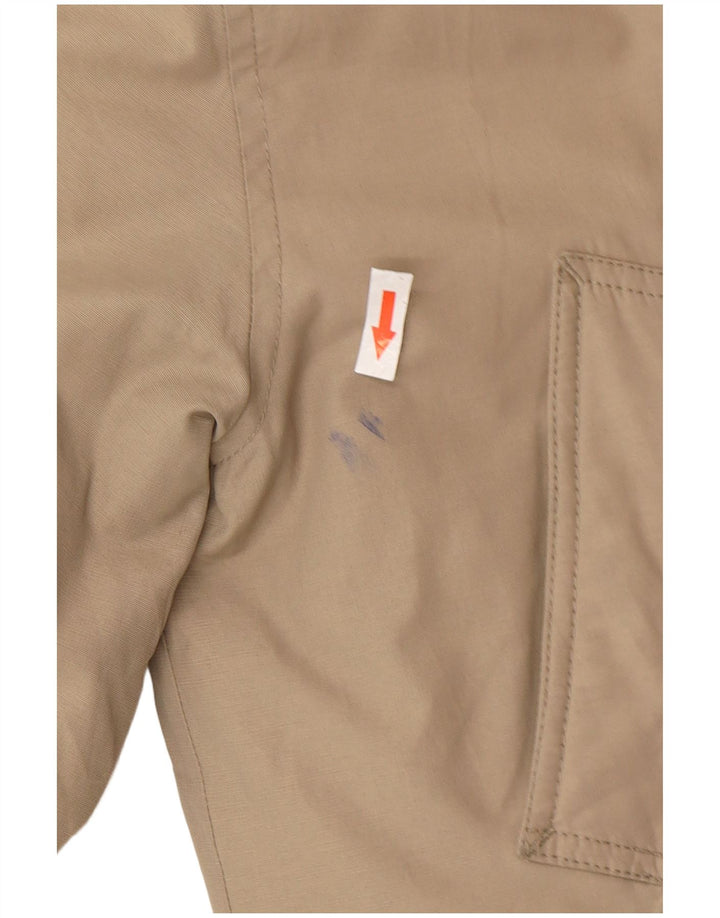 Jachetă Woolrich pentru fete, cu glugă, 11-12 ani, bej