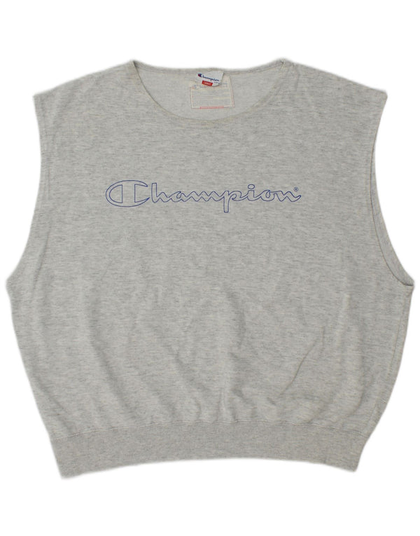 Pulover cu grafic supradimensionat Champion pentru femei UK 16 mare gri