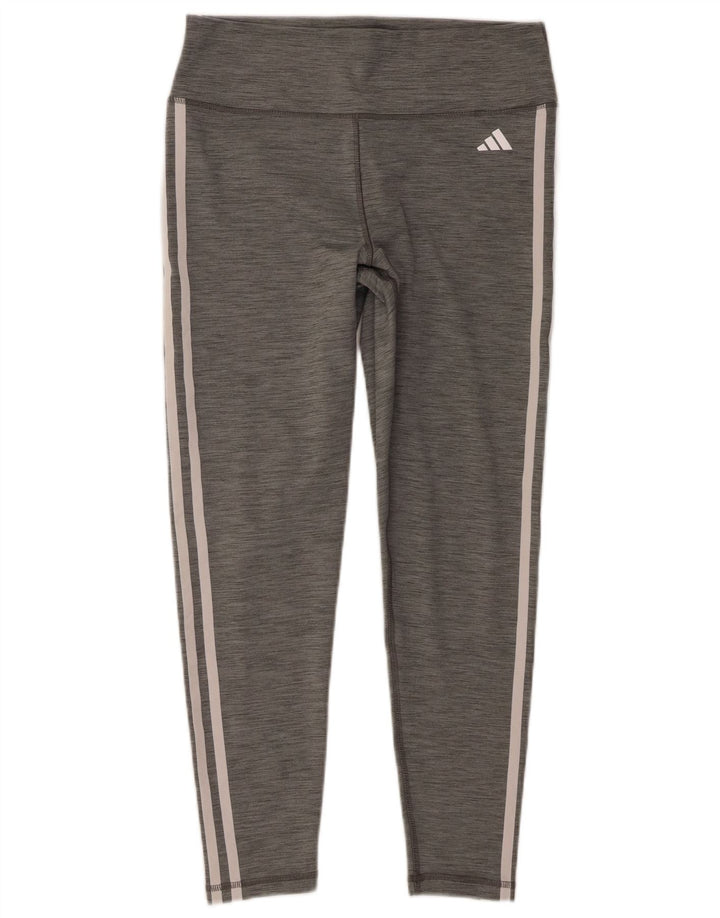 Leggings pentru femei Adidas UK 16/18 Poliester mare gri