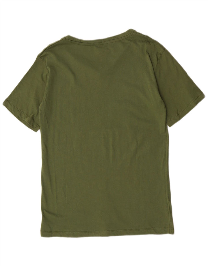 Tricou grafic pentru bărbați Avirex Top Mediu Kaki Bumbac