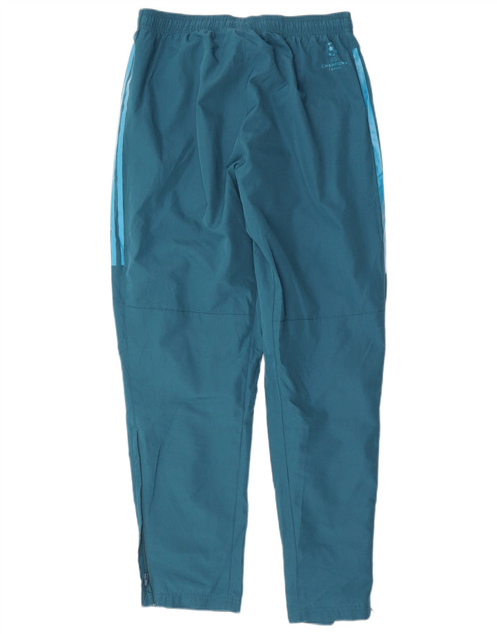 Pantaloni de trening ADIDAS Real Madrid pentru bărbați, poliester albastru mediu