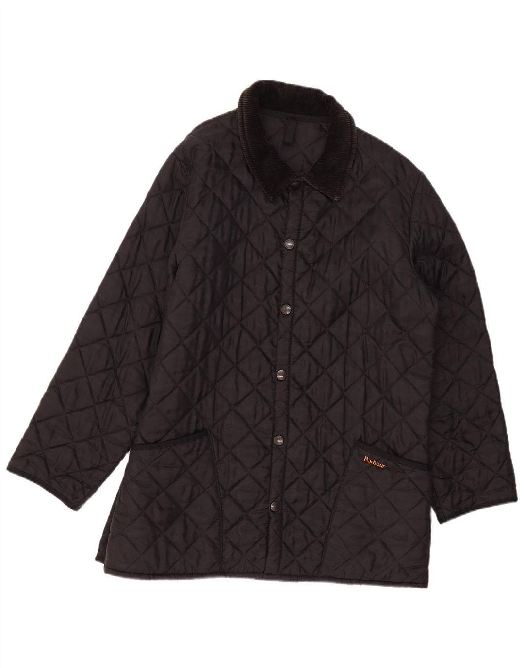 Jachetă matlasată LIDDESDALE Barbour pentru bărbați UK 40, mare, negru, nailon