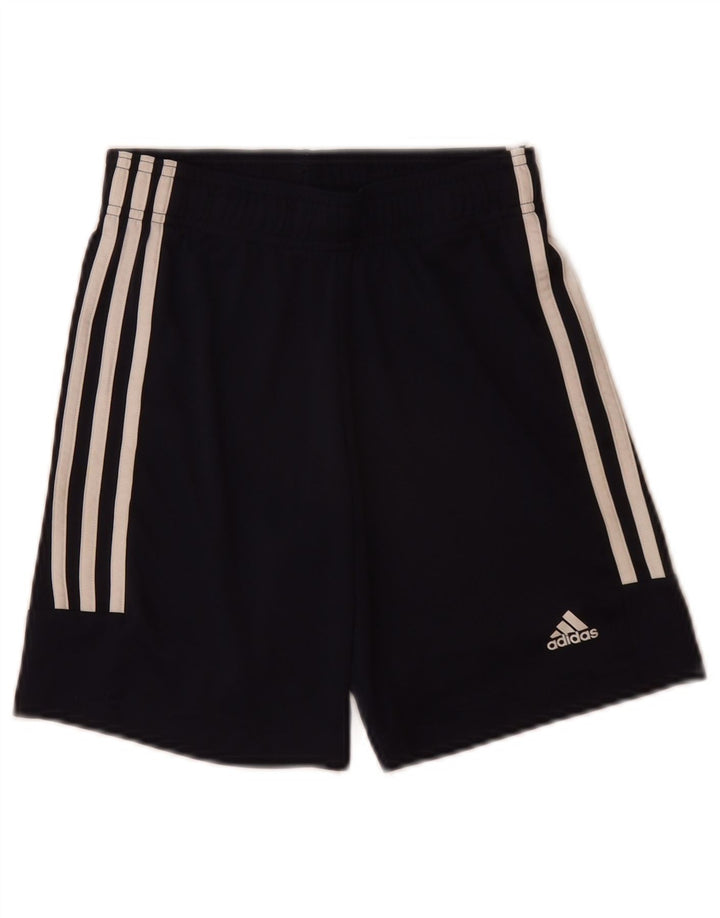 Pantaloni scurți sport pentru băieți Adidas 9-10 ani poliester bleumarin