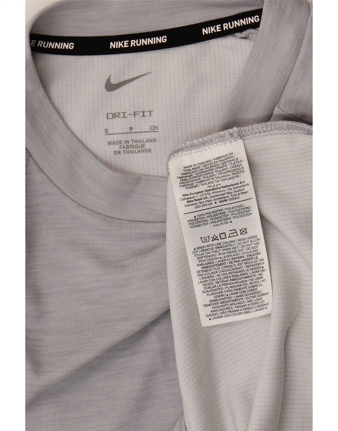 Pulover Nike pentru damă, UK 10, poliester cu pătat gri mic