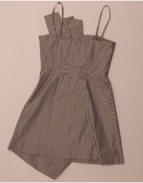 KAREN MILLEN Rochie asimetrică A-Line pentru femei UK 12 Medium Black Dunge