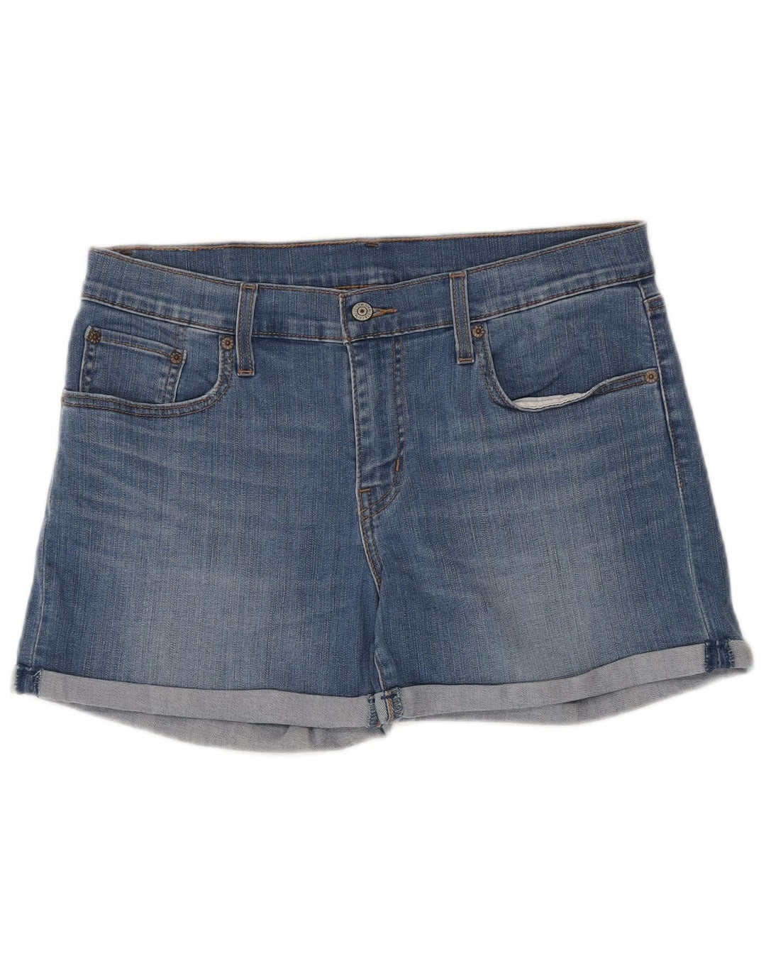 Pantaloni scurți din blugi Levi's W31 Large Blue Bumbac