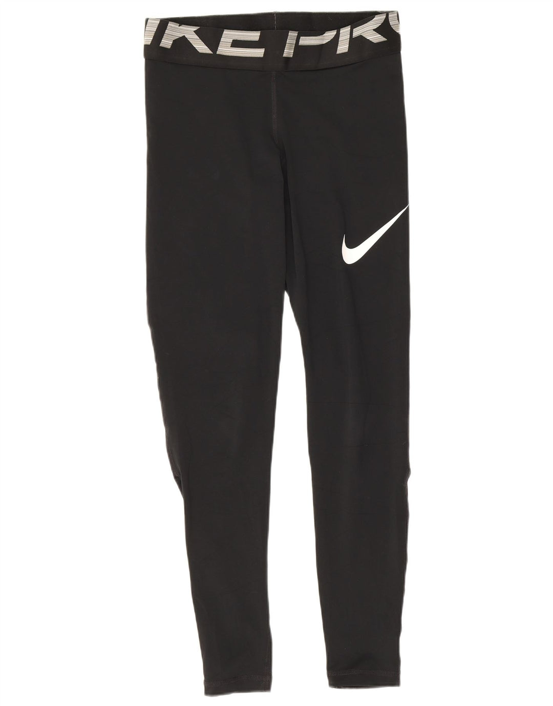 Leggings Nike Dri Fit Graphic pentru femei UK 8 Small Negru Poliester