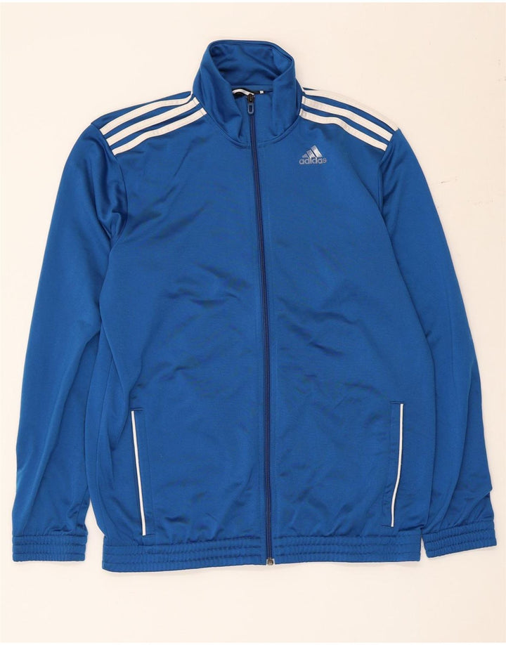 Jachetă de trening pentru bărbați Adidas UK 42/44 Poliester albastru mare