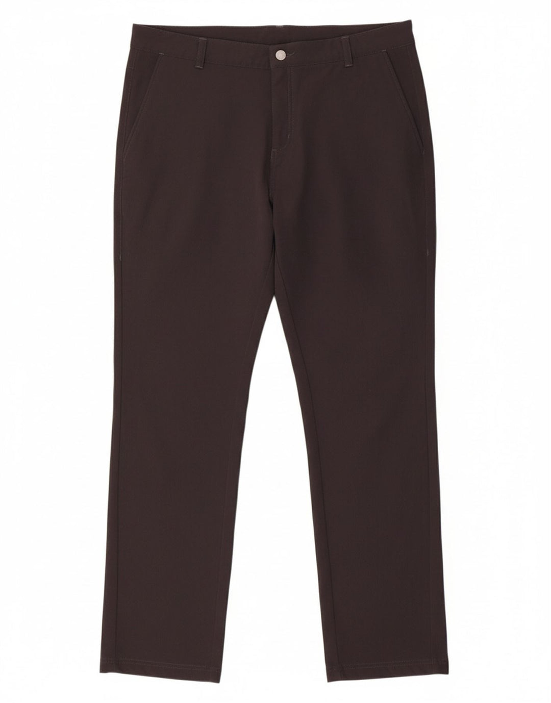 ADIDAS Mens Slim Chino Trousers W38 L31 Black Polyamide