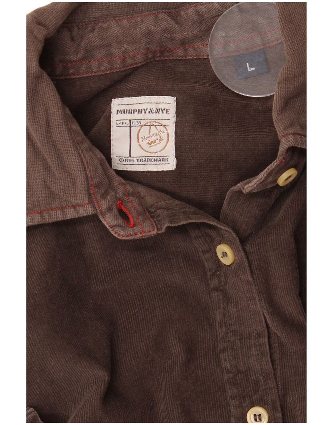 Cămașă din velur pentru femei Murphy & Nye UK 16 Maro mare