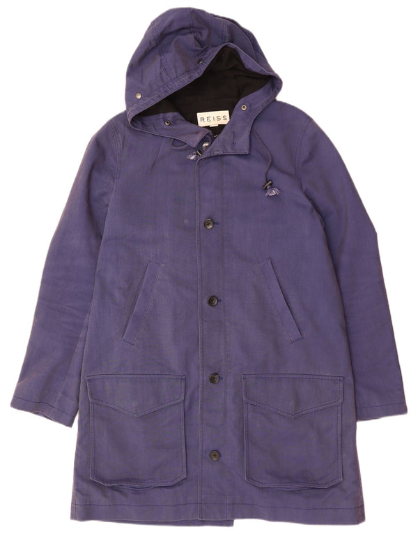 Jachetă cu glugă pentru bărbați Reiss UK 40 Large Blue