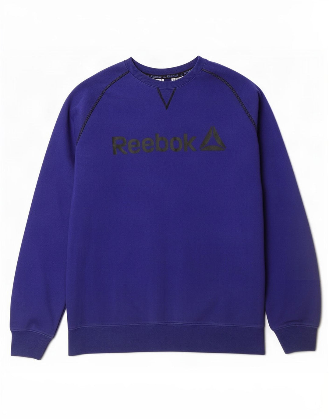 Hanorac grafic pentru bărbați Reebok Jumper mare, albastru, bumbac