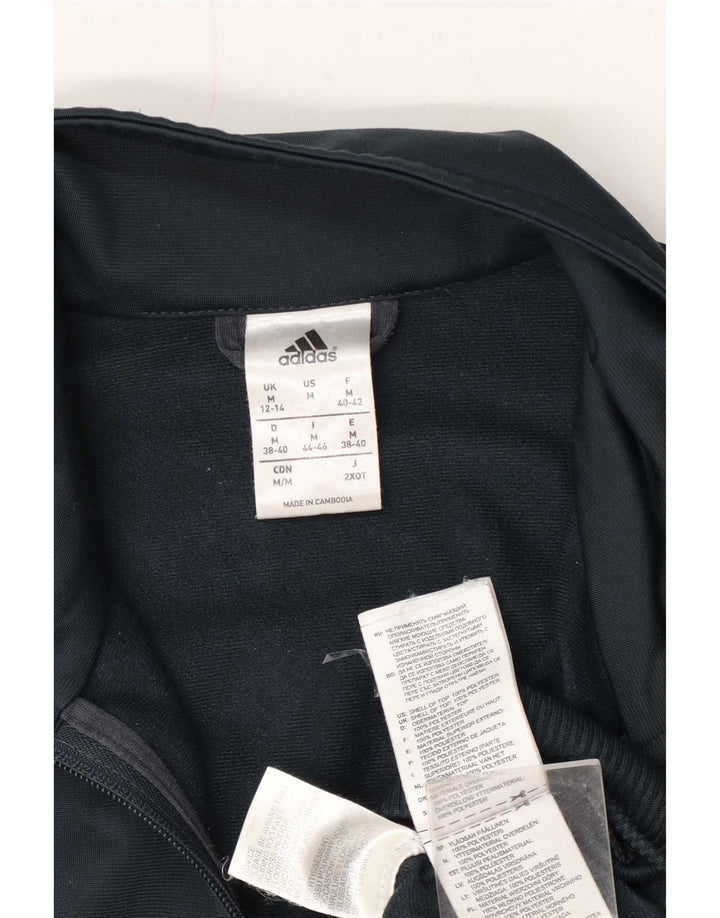 Jachetă de trening pentru femei Adidas Marea Britanie 12/14 Poliester bleumarin mediu