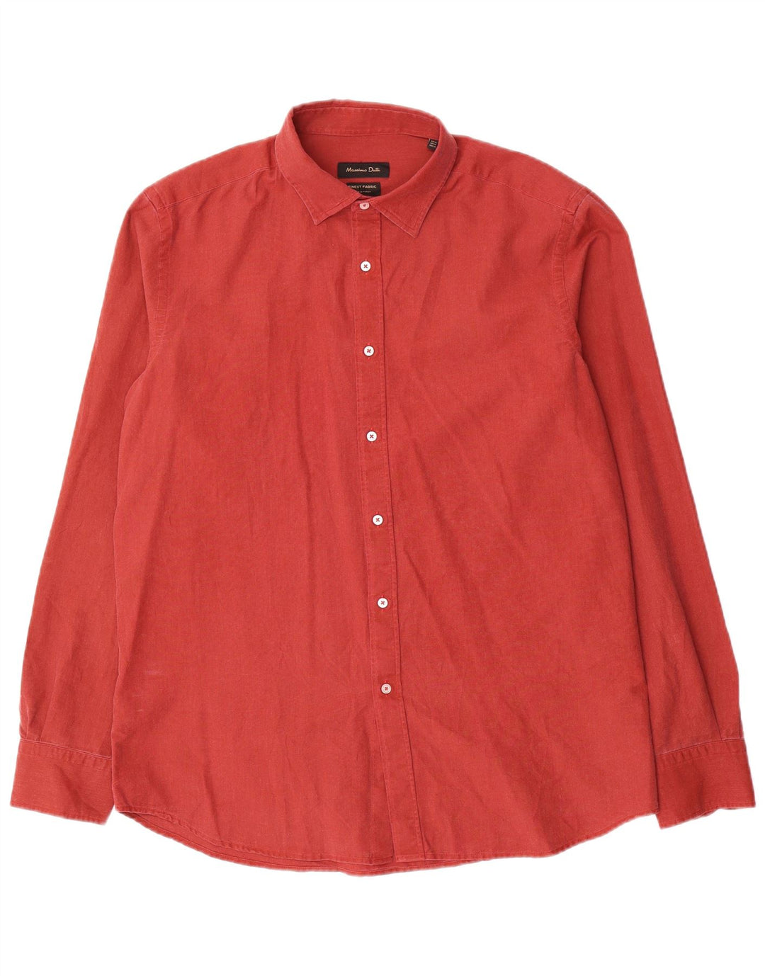 Cămașă Massimo Dutti pentru bărbați XL bumbac roșu