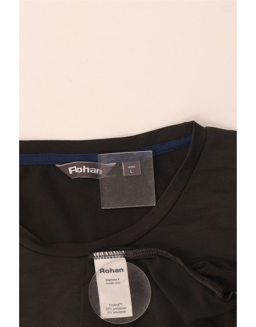 Tricou pentru bărbați ROHAN Top mare, gri, poliester