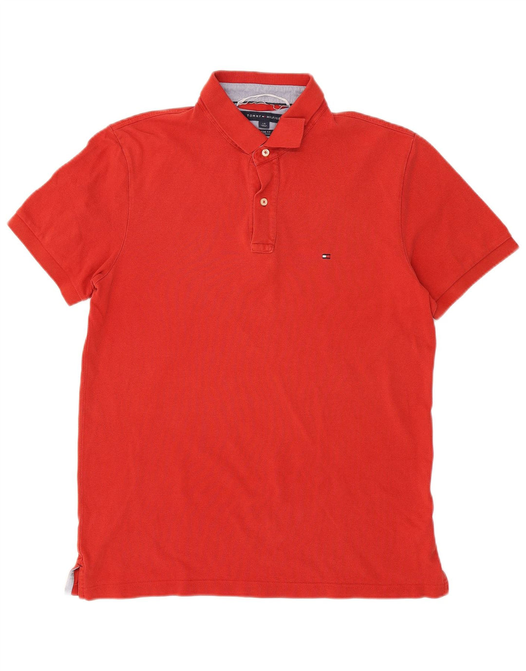 TOMMY HILFIGER Tricou polo personalizat pentru bărbați, roșu mare