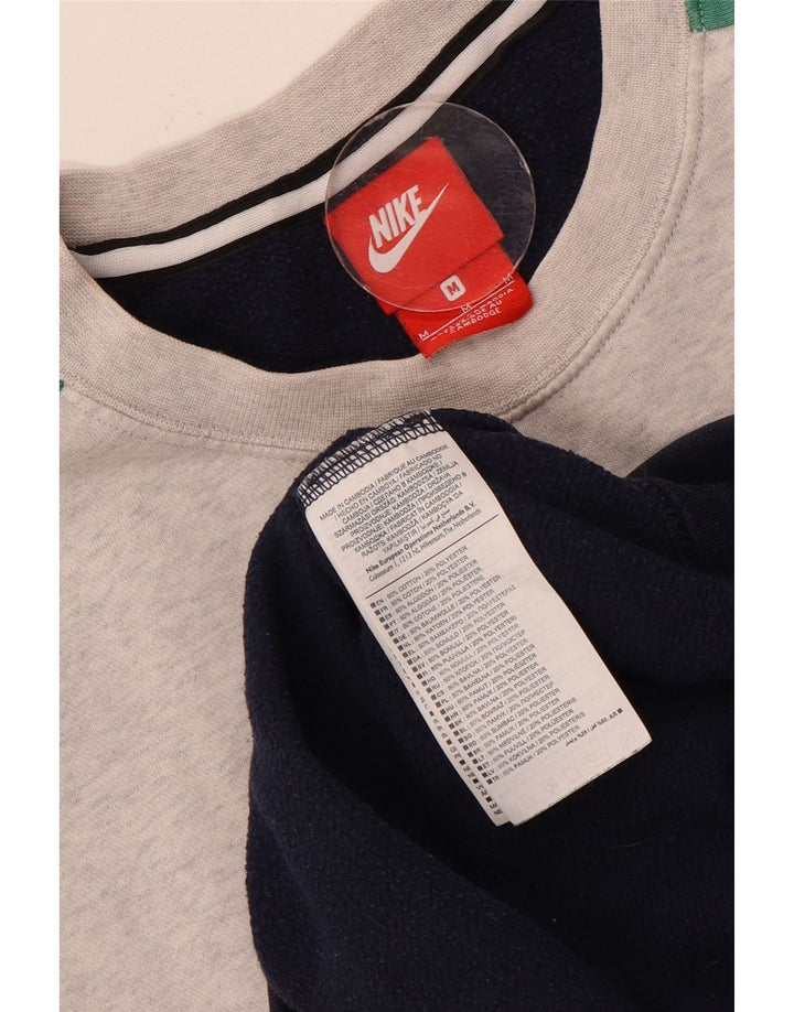 Hanorac grafic pentru bărbați Nike Pulover mediu multicolor din bumbac color bloc