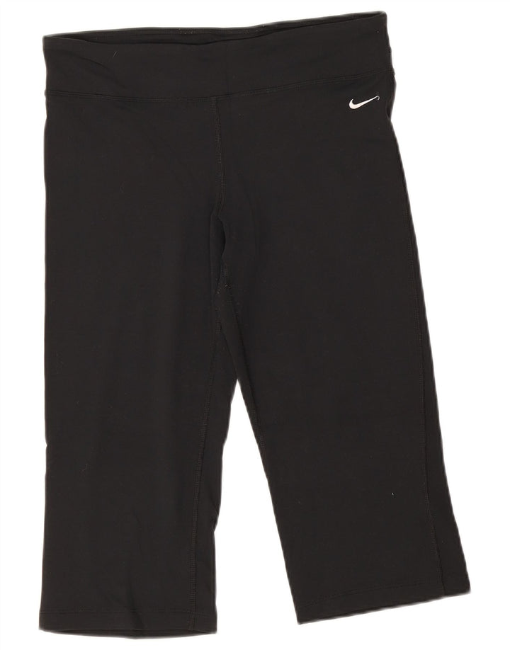 Leggings Nike Dri Fit Capri pentru femei UK 14 Medium Black Nylon