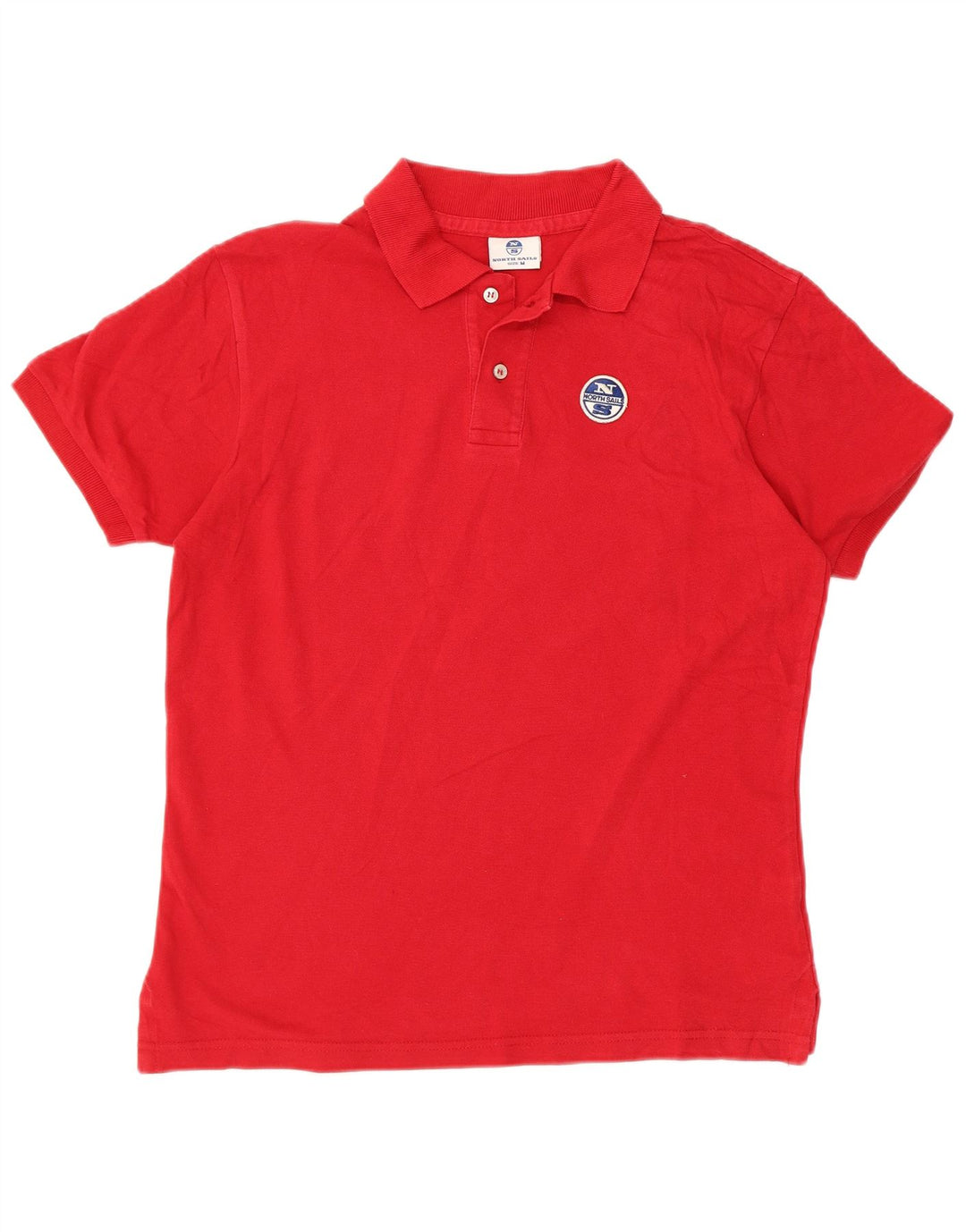 Tricou polo North Sails pentru bărbați, bumbac roșu mediu