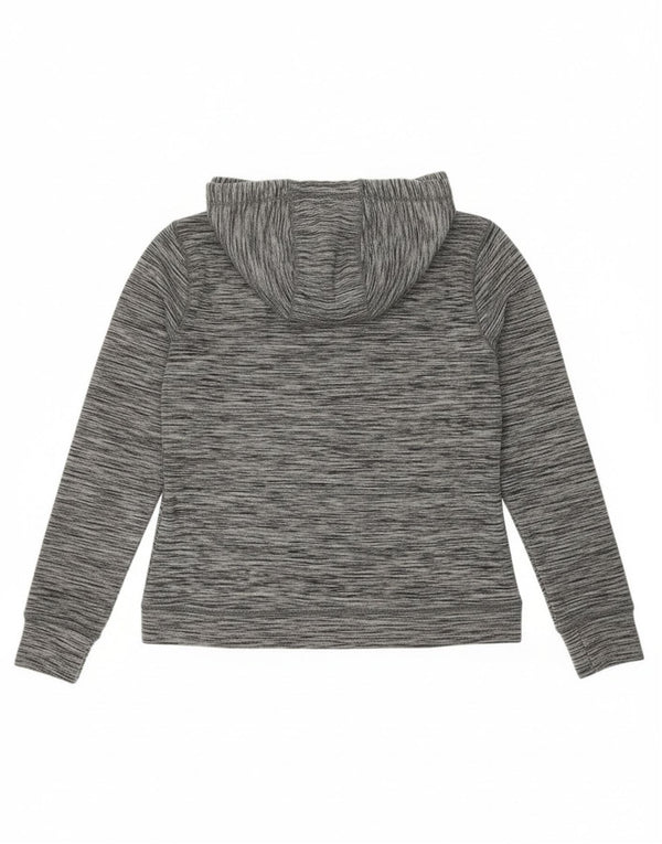 Pulover Superdry pentru damă, cu grafică, UK 12, poliester cu pături, gri mediu