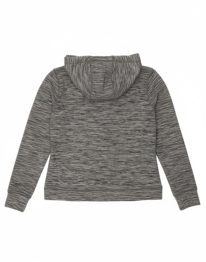 Pulover Superdry pentru damă, cu grafică, UK 12, poliester cu pături, gri mediu