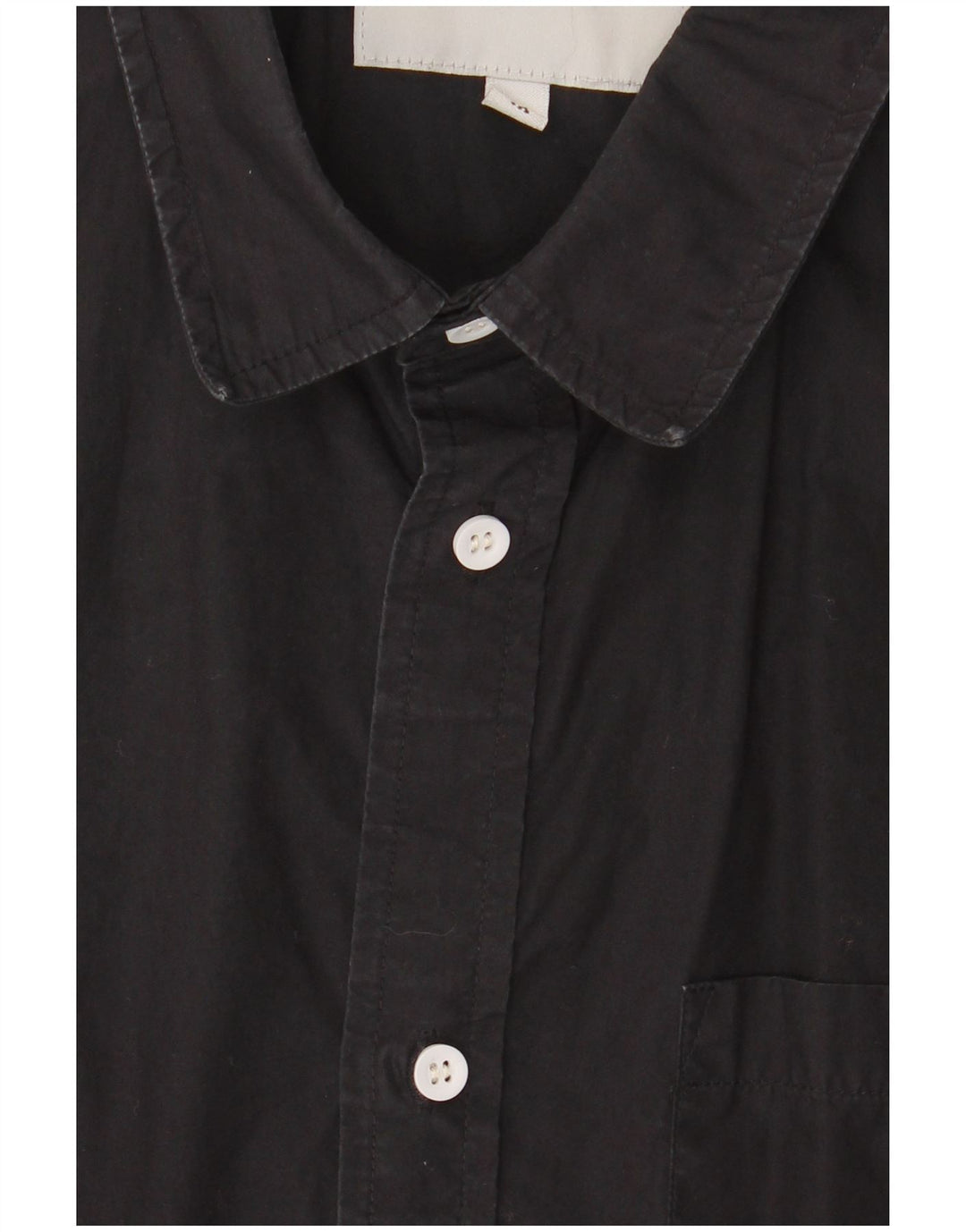 Cămașă cu mânecă scurtă pentru bărbați Carhartt, bumbac mediu negru