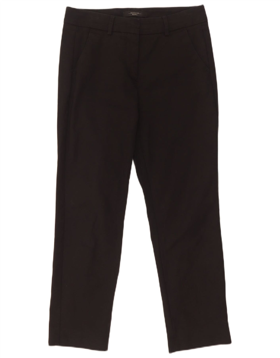 Max Mara Pantaloni chino subțiri de weekend pentru femei L30 L26 negru