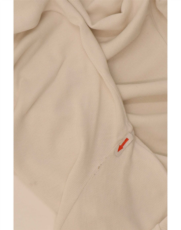 Tricou polo pentru bărbați Lacoste Mărimea 6 XL Alb