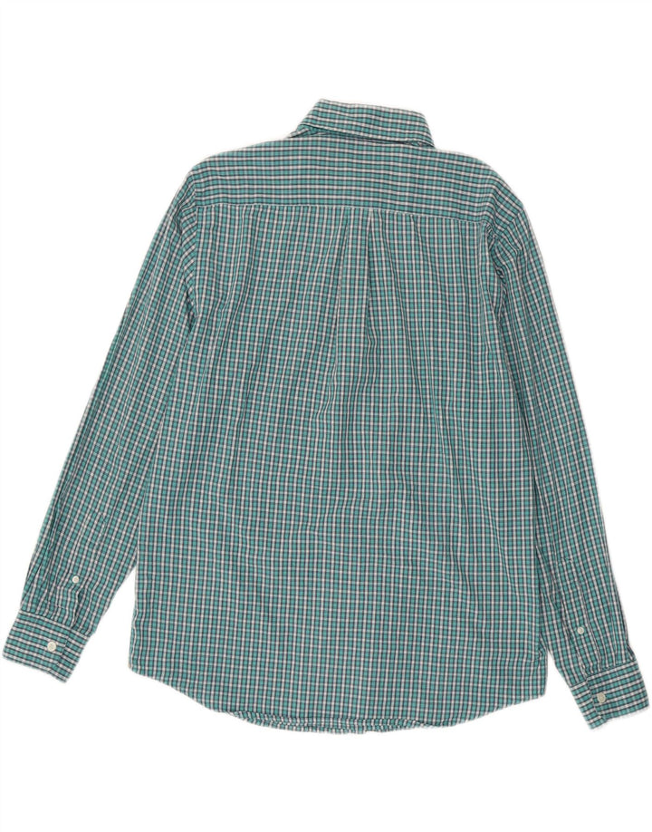 Cămașă de flanel Dockers pentru bărbați, verde mediu, carouri